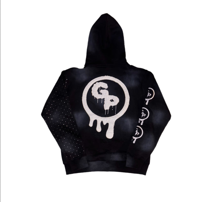 Black (rhinestones) zip up