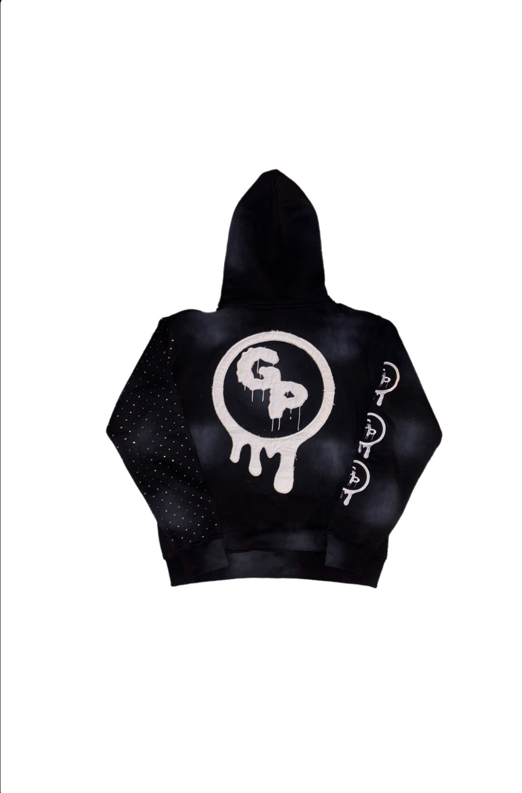 Black (rhinestones) zip up