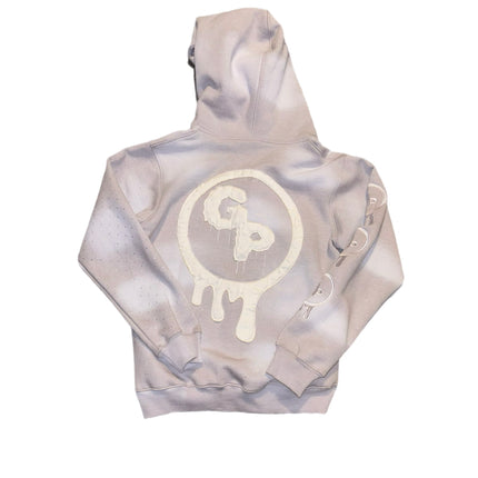 Grey (rhinestones) zip up