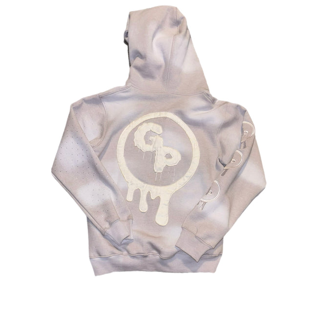 Grey (rhinestones) zip up