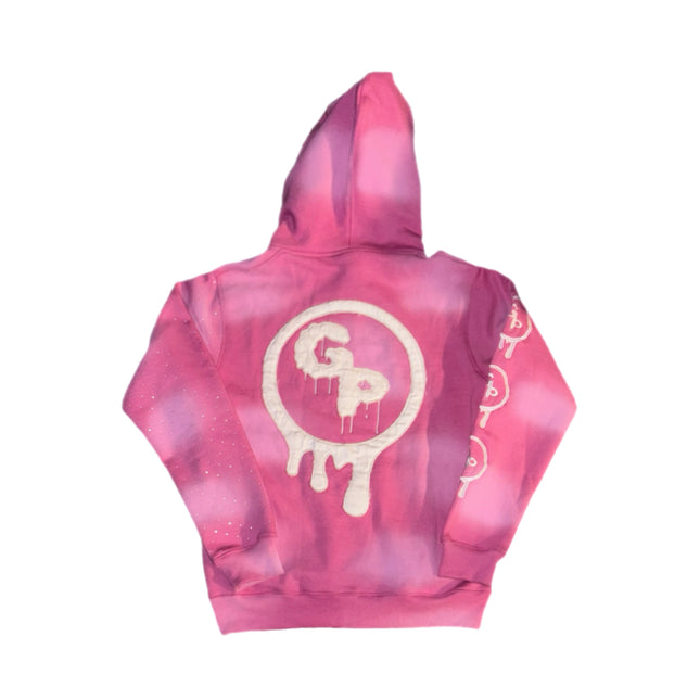 Pink (rhinestones) zip up