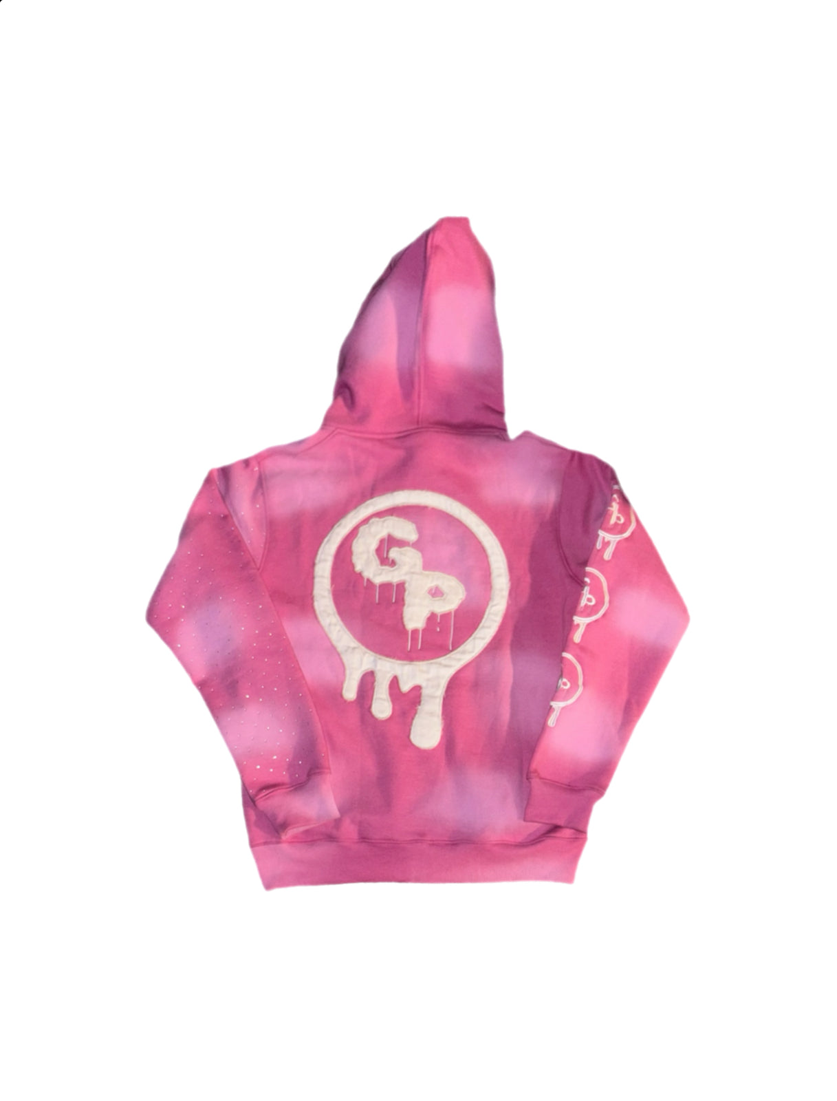 Pink (rhinestones) zip up