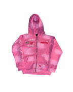 Pink (rhinestones) zip up