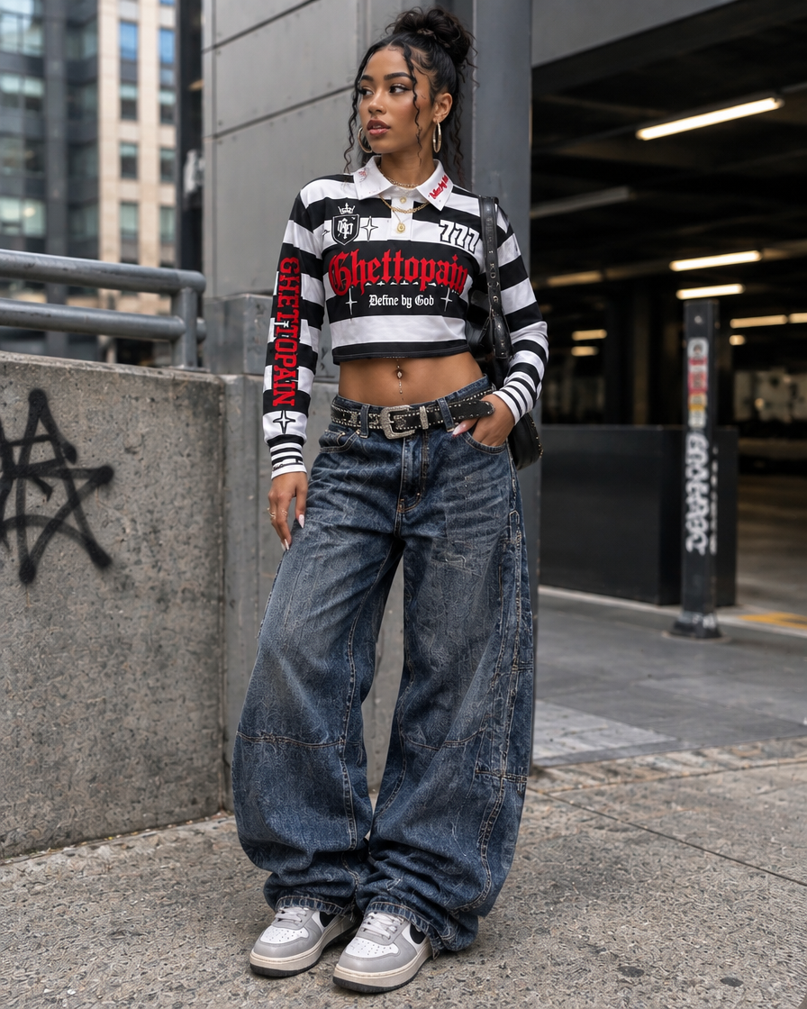 GP CROPPED RUGBY - WHITE