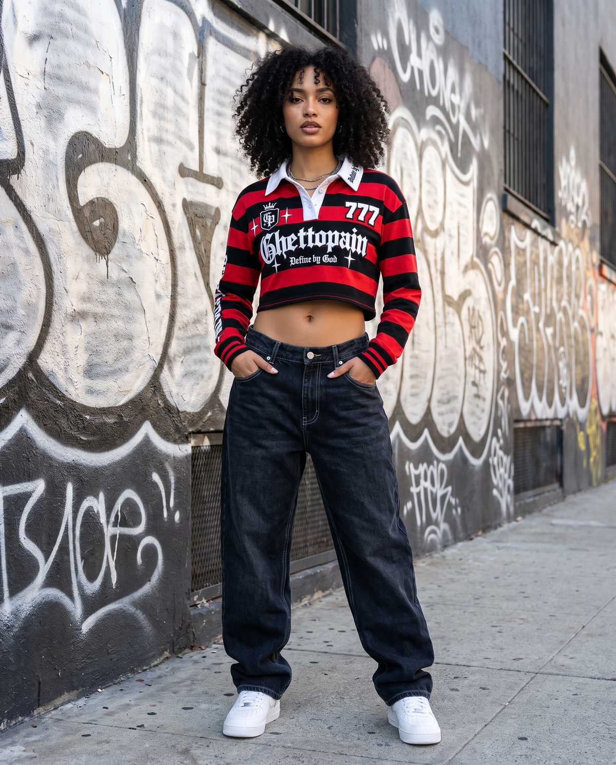 GP CROPPED RUGBY - RED